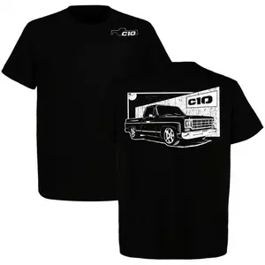 Round Eye Squarebody C10 T-Shirt – Chevy Truck Graphic Tee, Basic Short Sleeve Shirt for Men & Women, Gift For Him, Husband