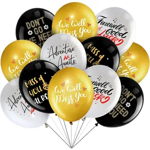 50 count Coworker Going Away Party Balloons Decorations We Will Miss You Balloon Farewell Last Day Goodbye Decor Funny Later Traitor Retirement Balloon for Office Leaver Coworker Decoration 12 Inch