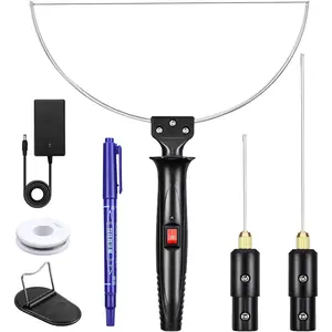 3 in 1 Foam Cutter Electric Styrofoam Cutting Tool, 100-240V / 18W Hot Knife Cutting Tool Foam with Electronic Adaptor for Small Cutting Project, DIY Craft, Foam Carving