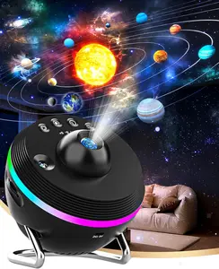 Galaxy Projector - 13 in 1 Planetarium  Projector - Solar System Projector for  Bedroom Ceiling Decor - Realistic Starry Sky Night Light with Timer, Dynamic Meteor, RGB Lighting Effects