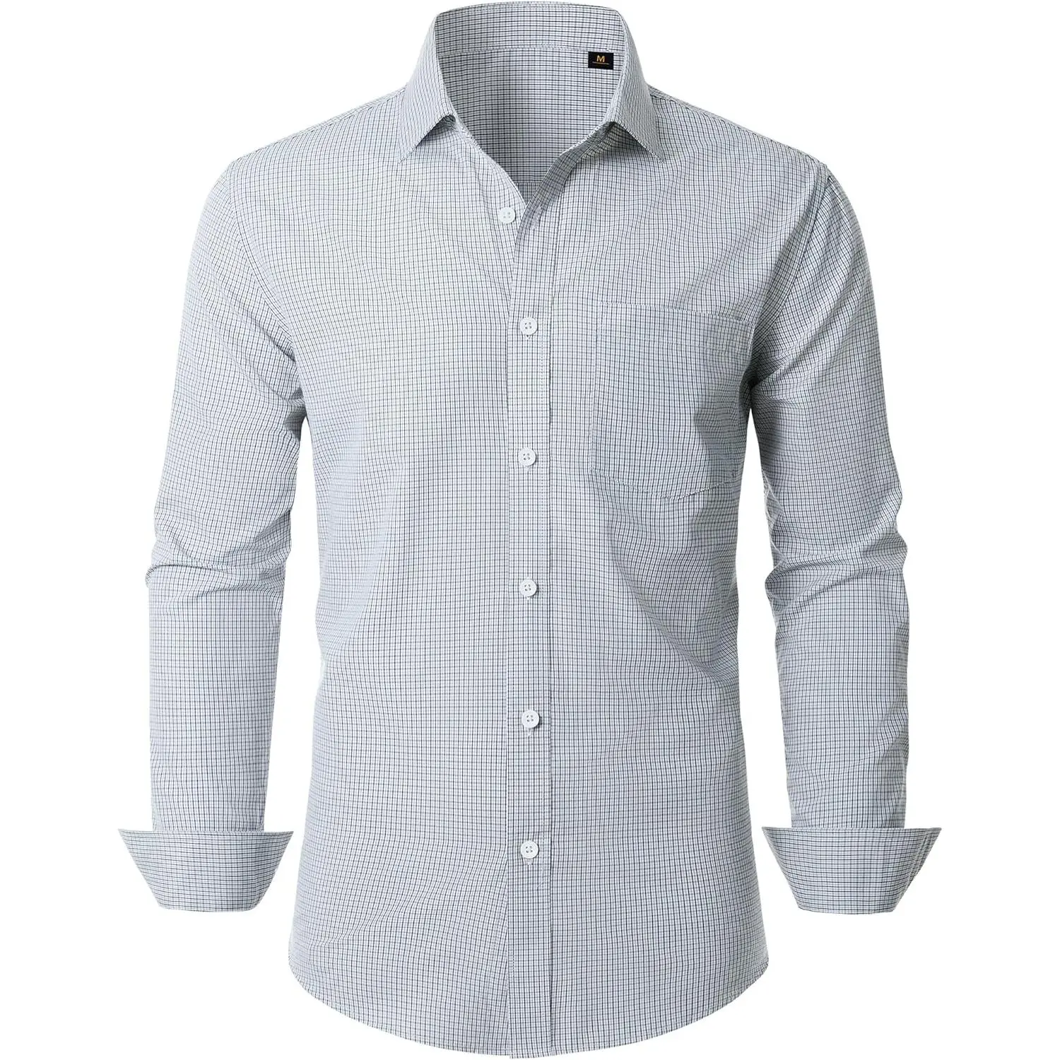 White Black Grey Check