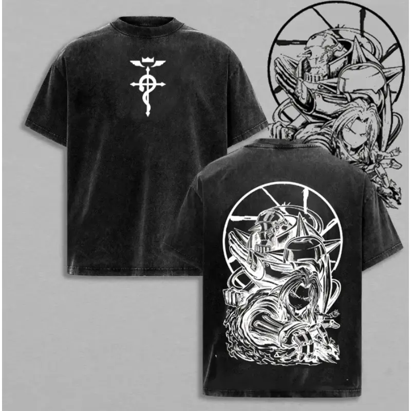 full metal alchemists t shirt - TikTok Shop