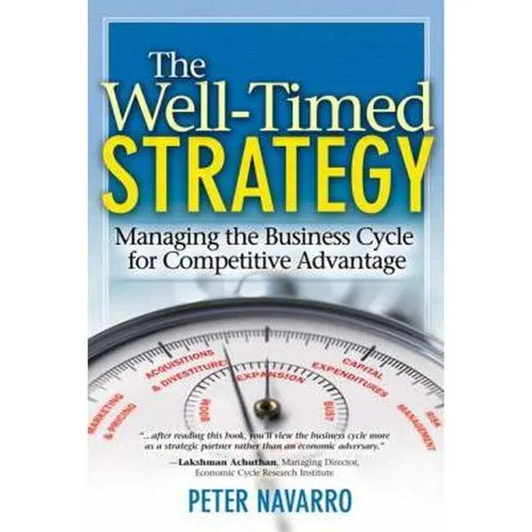 USED Book - The Well Timed Strategy: Managing the Business Cycle for Competitive Advantage by Peter Navarro (Hardcover) - english