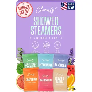 Mother’s Day Gifts for Mom Shower Steamers Aromatherapy - Mother’s Day Gifts for Mom, Wife, Grandma - 30th, 40th, 50th & 60th Birthday Gifts for Women, Her, Best Friend, Daughter, Sister, Teens & Girlfriend - 6 Tablets