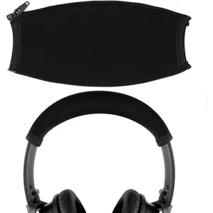Flex Fabric Headband Cover Compatible with  QC45 QuietComfort 35 II, QC35, QC25 Headphones, Replacement Repair Part,  Cover (Black)