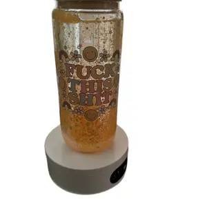 Glass drinking jar