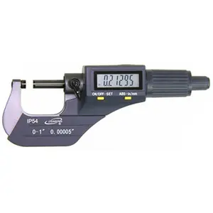 iGaging Double Ball Tips IP54 Electronic Micrometer 0-1"