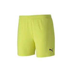 PUMA Womens Teamgoal 23 Knit Shorts Casual Bottoms Casual - Black, Yellow