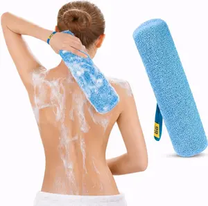Beautiful Bod Destiny Body Scrubber, 13-Inch Patented Antimicrobial Exfoliating Loofah, Exfoliating for Sensitive Skin, Bath & Shower Body Brush, Shower Accessories Smooth Sponge