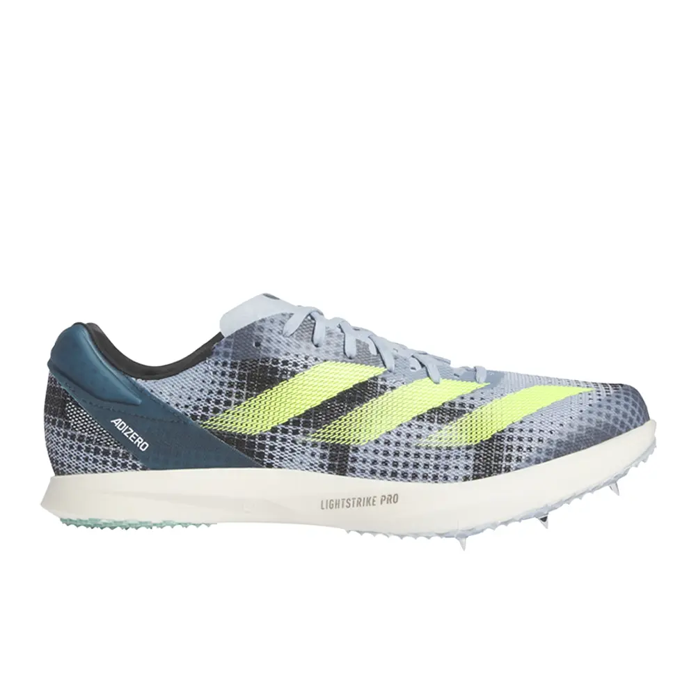 adidas Mens Adizero Avanti Tyo And Field Lightstrike Running Sneakers Shoes - Blue adidas Mens Adizero Avanti Tyo And Field Lightstrike Running Sneakers Shoes - Blue