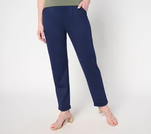 Joan  Rivers Regular Tapered Ankle Ponte Pants
