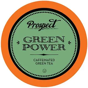 Prospect Tea Green Power Caffeinated Tea Pods for Keurig 40-Count
