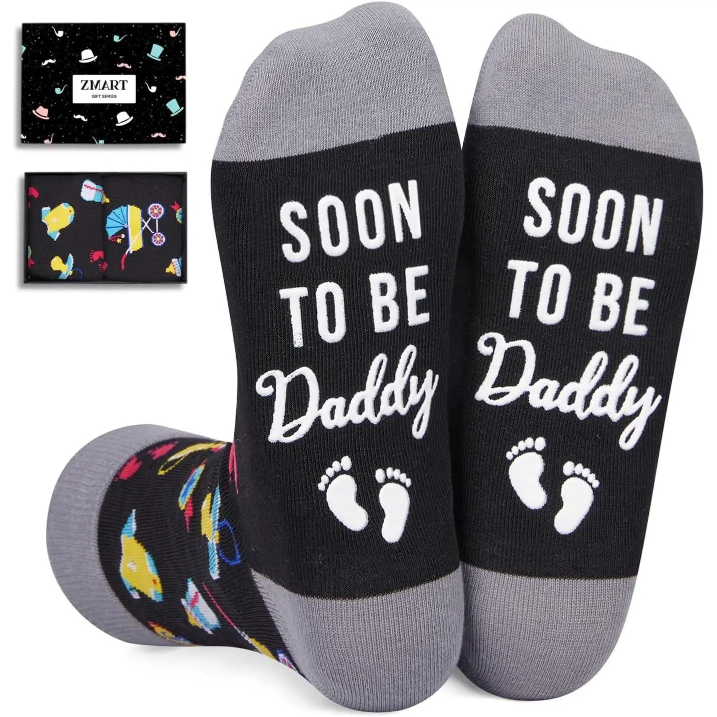 Gifts For Men Him - Soon To Be Daddy & New Dad Grandpa Gifts, Funny Father Day Grandpa Dad Socks