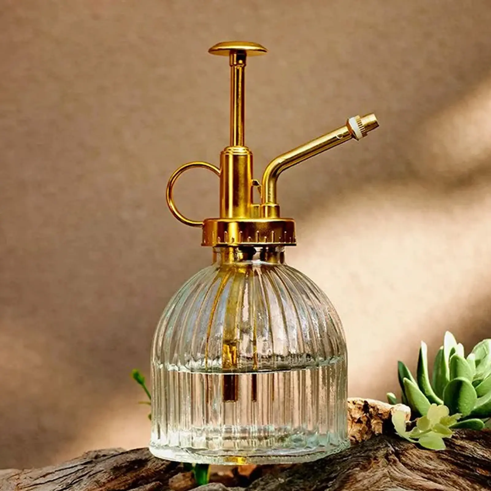 Transparent Glass Spray Bottle For Plants Colorful Desktop Succulent Plant Watering Tool Gardening Irrigation Accessory Decorative Ornament Garden Sprayer Garden Accessories Garden Supplies