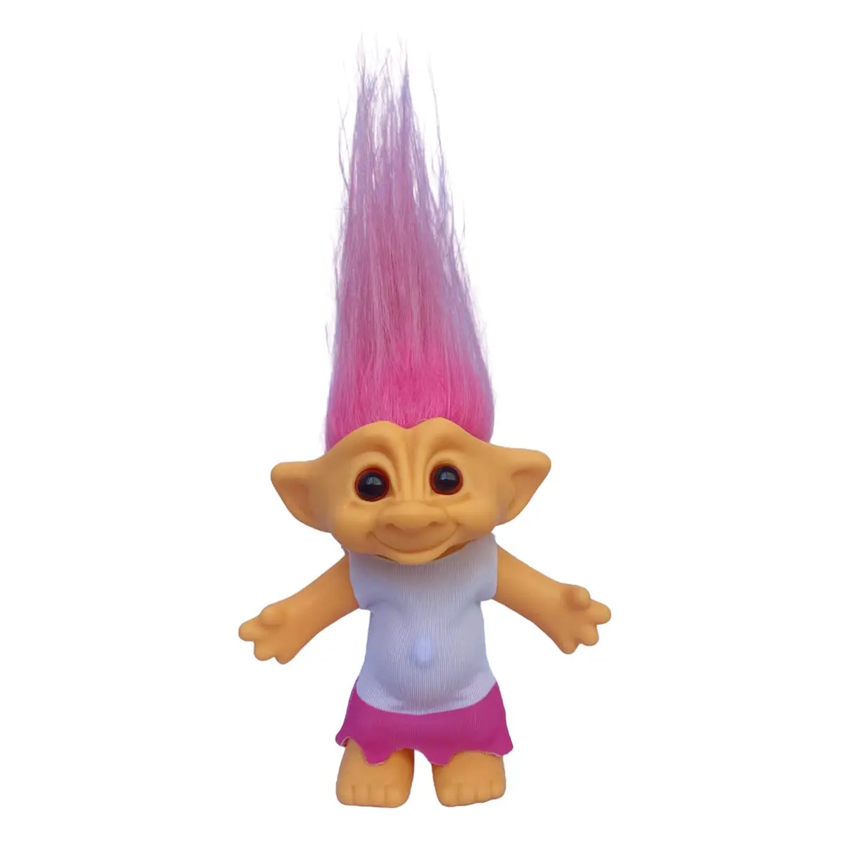 Lucky Troll Dolls,Vintage Troll Dolls,Christmas Dolls Chromatic Adorable for Collections, School Project, Arts and Crafts, Party Favors- 7.5" Tall(Include The Length of Hairs)