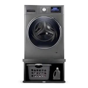 Ivation Wooden Laundry Pedestal for Washer & Dryer, 33.86"x29.92" Universal Fit