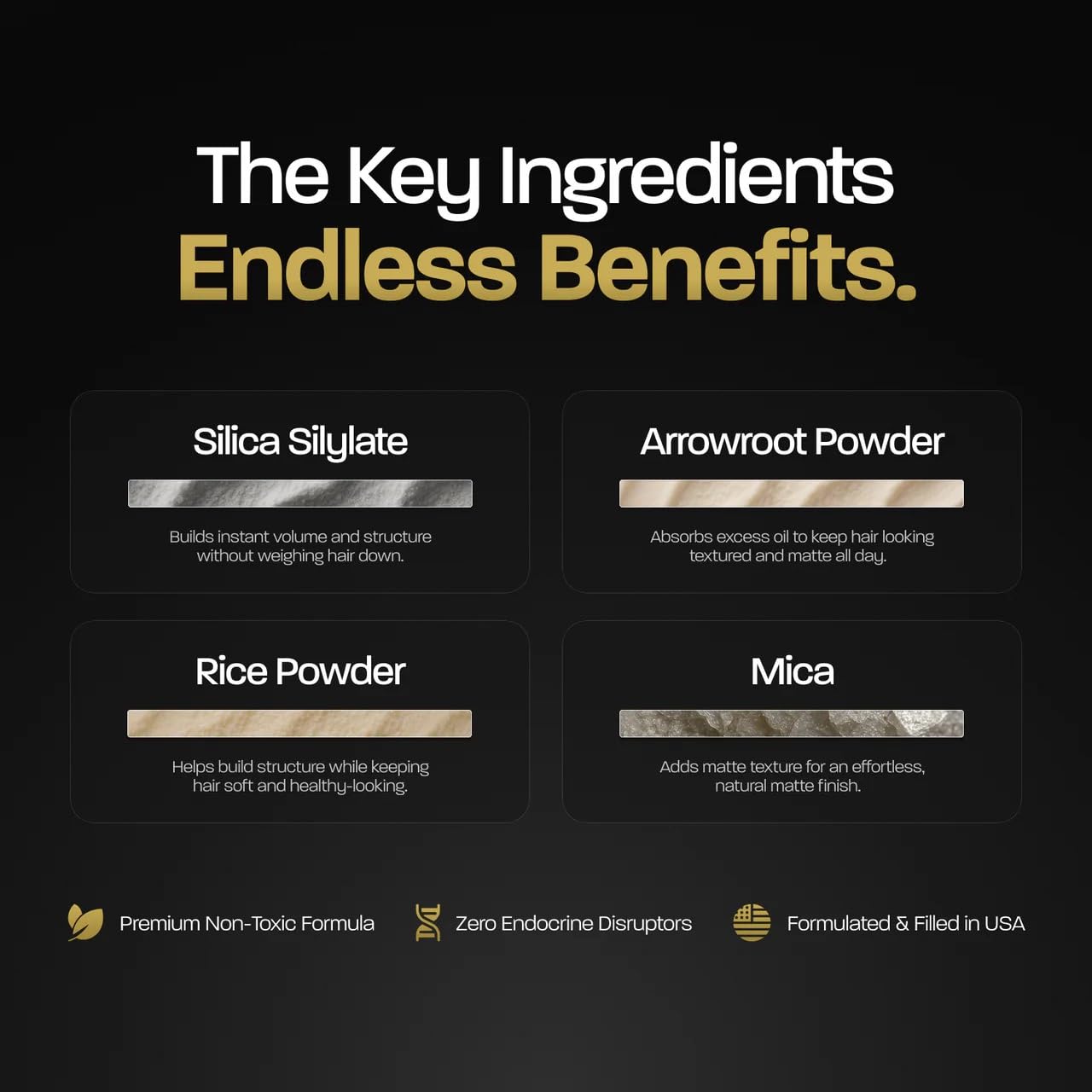 BASED Hair Texture Powder | Instant Volume & Texture | Lightweight, Matte Finish | Simple, Effective, BASED.