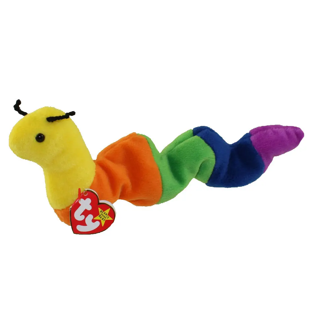 TY Beanie Baby - INCH the Inchworm (11 inch) (1995) MWMTs