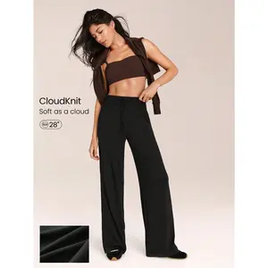 GLOWMODE CloudKnit Off-Duty Moves Stretchy Soft Lightweight Adjustable Drawstring Waist Side Slip Pockets Relaxed Fit Joggers Daily Casual Street Wear