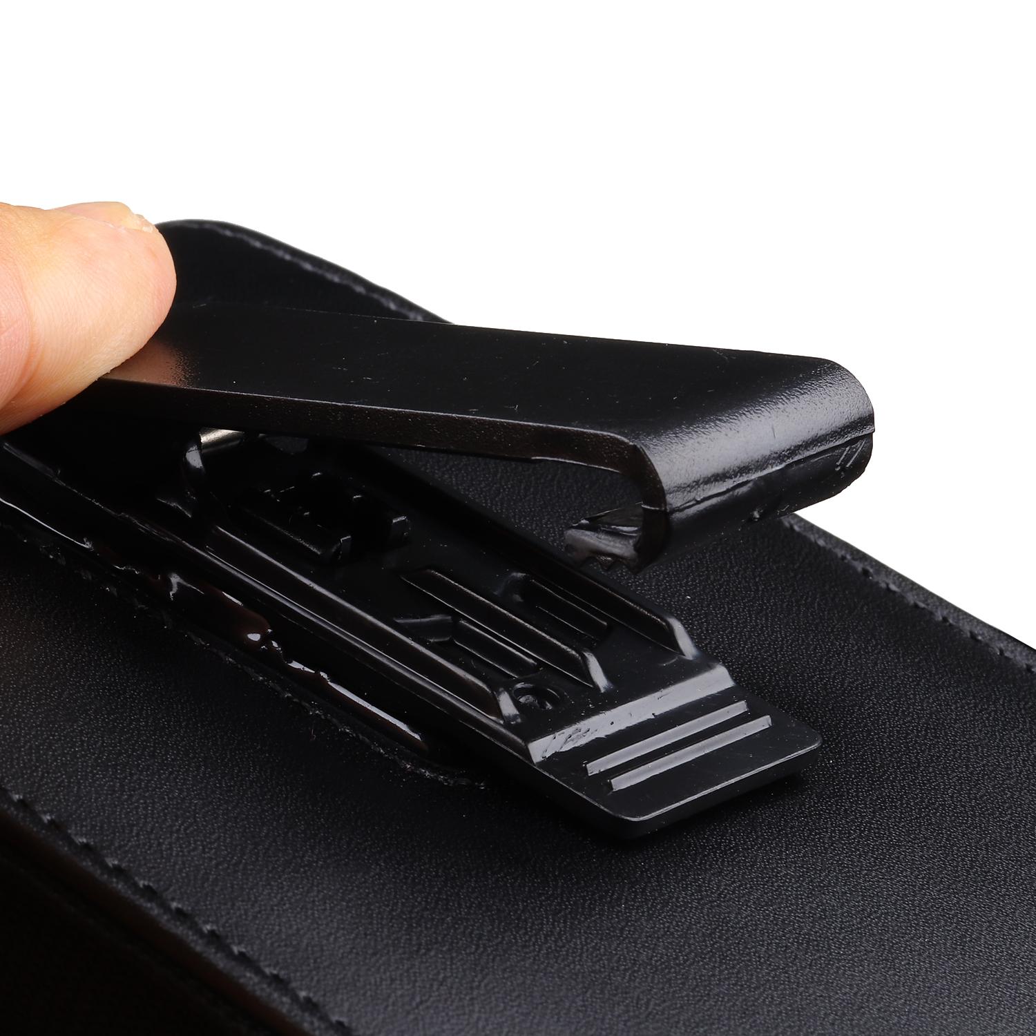 Cell Phone Holster Pouch PU Leather For Man 360°Belt Clip Strong Magnet Carrying Perfect For Outdoor Daily Use For iPhone17/16 Pro Max/Samsung S25 Ultra/Google Pixel