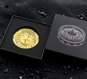 D&D Metal Fingertip Gyro Roulette Dice