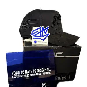 Gorra J c hats total black