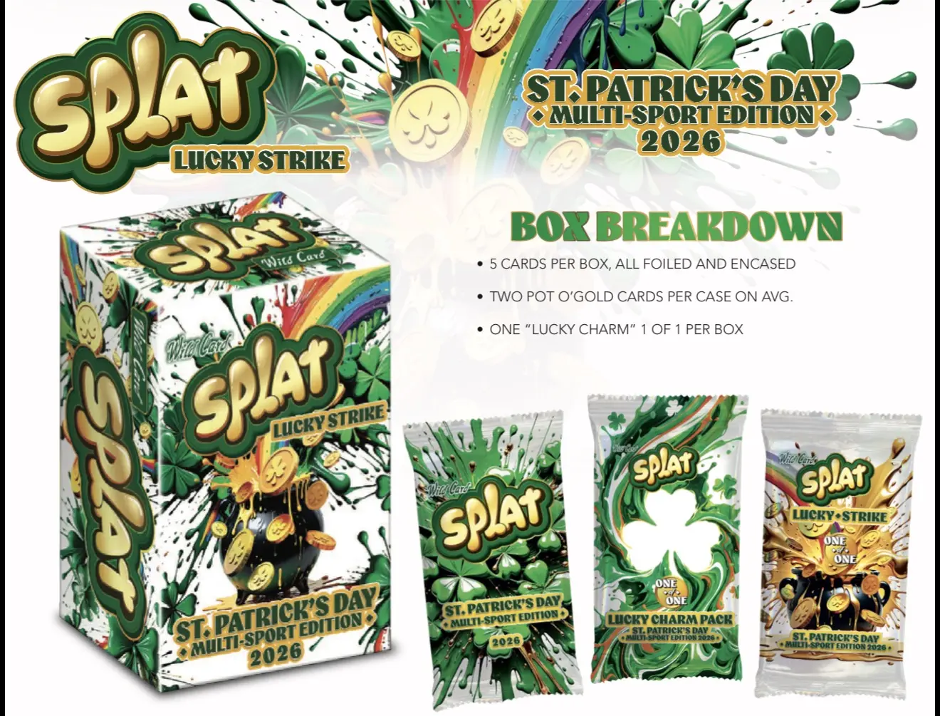 2026 Wildcard Splat Lucky Strike Hobby Box - TikTok Shop