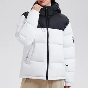 Airfree Women's 800-Down-Fill Puffer Jacket Wind Resistant Water Repellent Warm Zip Pockets Hooded Down Outwear Coat Men's and Women's Down Jacket  coat Fall Winter Clothing