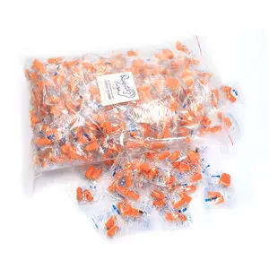 50-200 Pair Foam Ear Plugs Disposable Noise Canceling for Sleeping Shooting Work Soft Earplugs for Noise Reduction Ear Protection Hearing Protection Concert Loud Music Work Construction Safety