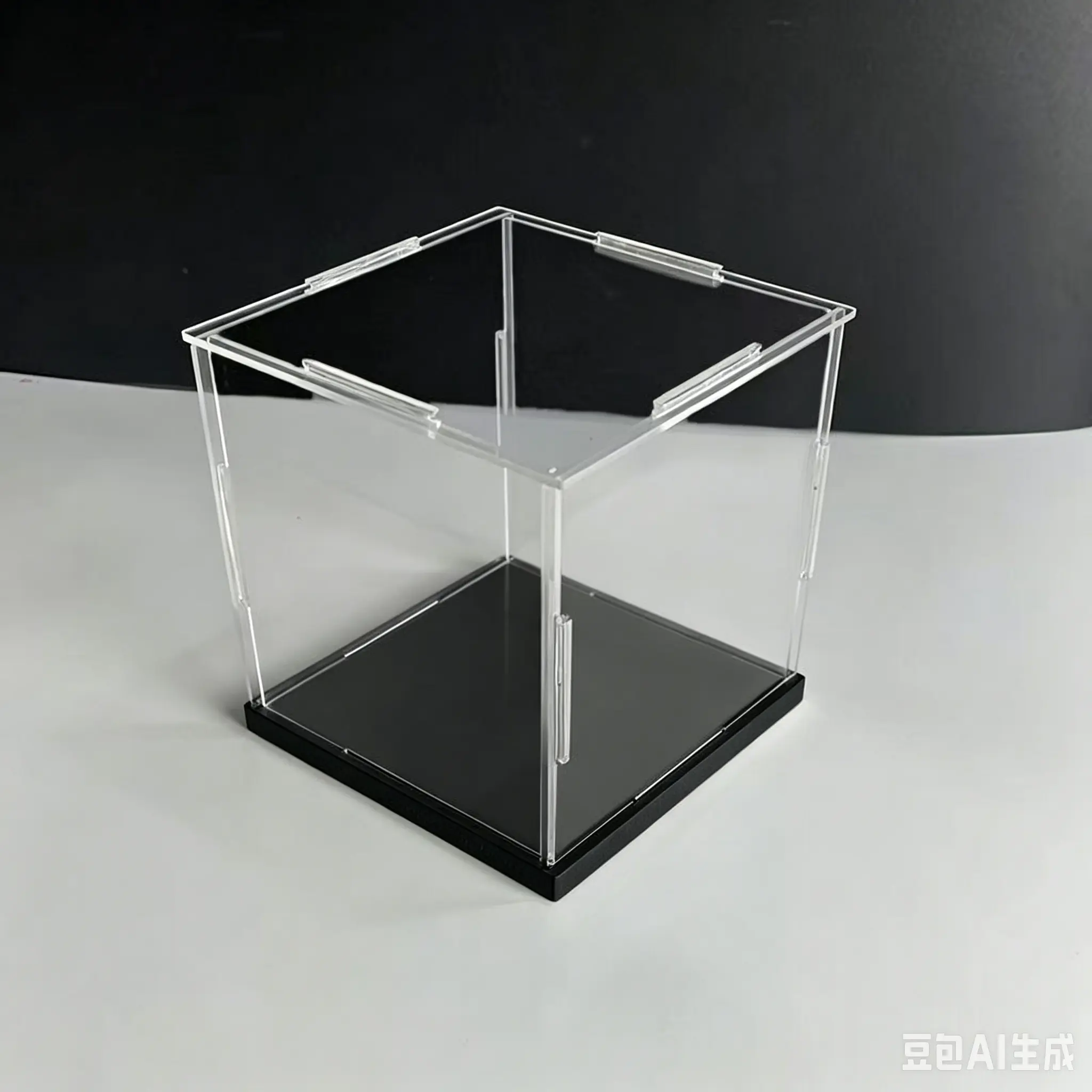 High-Transparency Acrylic Display Case - Building Blocks Model Storage Cabinet, Dust Cover, Toy Gift Box (3.94in*3.94in*3.94in)