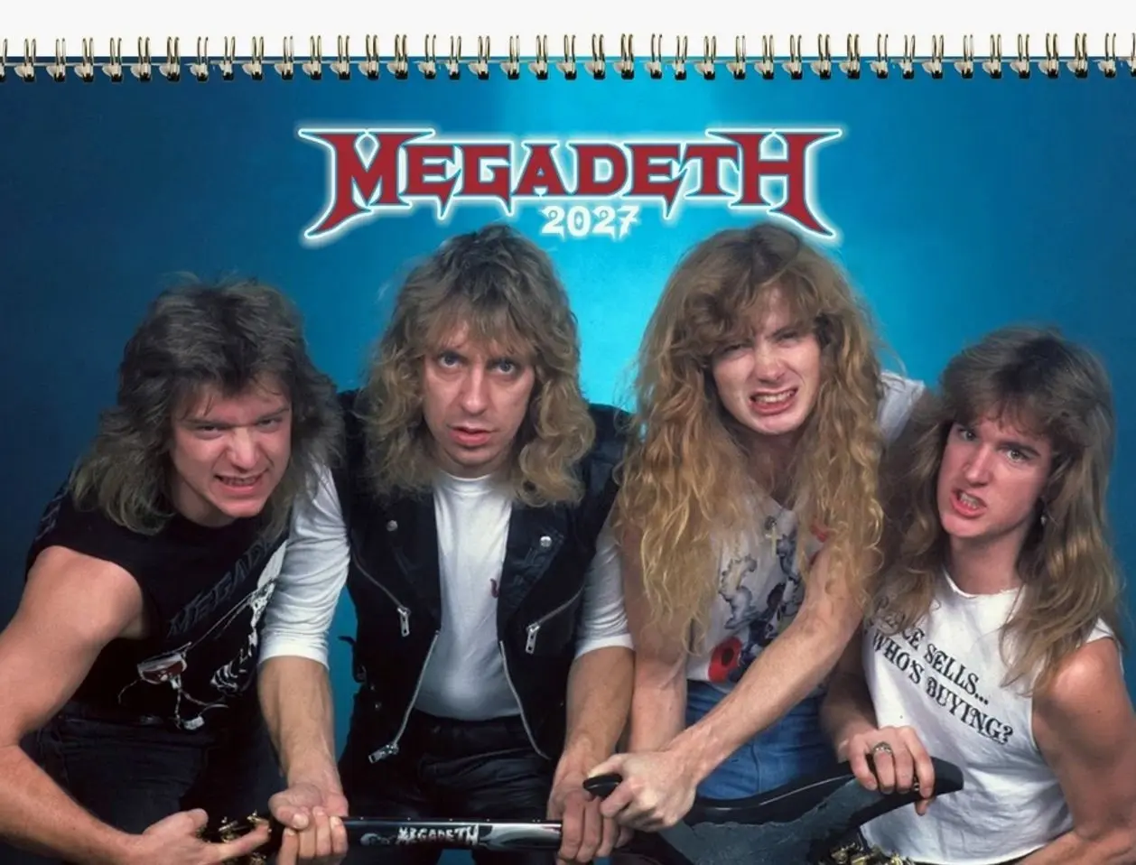 2027 Wall Calendar MEGADETH Vintage Music Photo Posters 3254