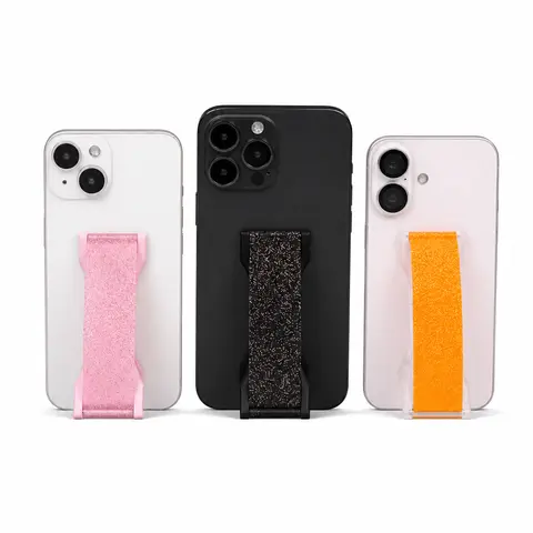 PRO GLITTERS - Magnetic Phone Grip Accessories Landscape Mount Silicone Devices Metal Smartphone Cellphone Stand Cell Phone Holder Handle Phone Accessory Compatible Smartphone Holders Magnets Phone Holder Magstand Phone Holder Mobile Mount Pink Diamond Gl