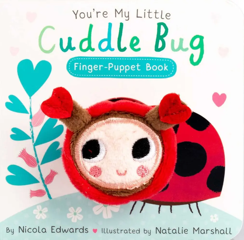 Used You're My Little Cuddle Bug Finger Puppet Book by Nicola Edwards - Board Book for Educational Adventures, Tactile Senses Engagement, Interactive Rhyming Learning (School & Office Supplies), Interaction