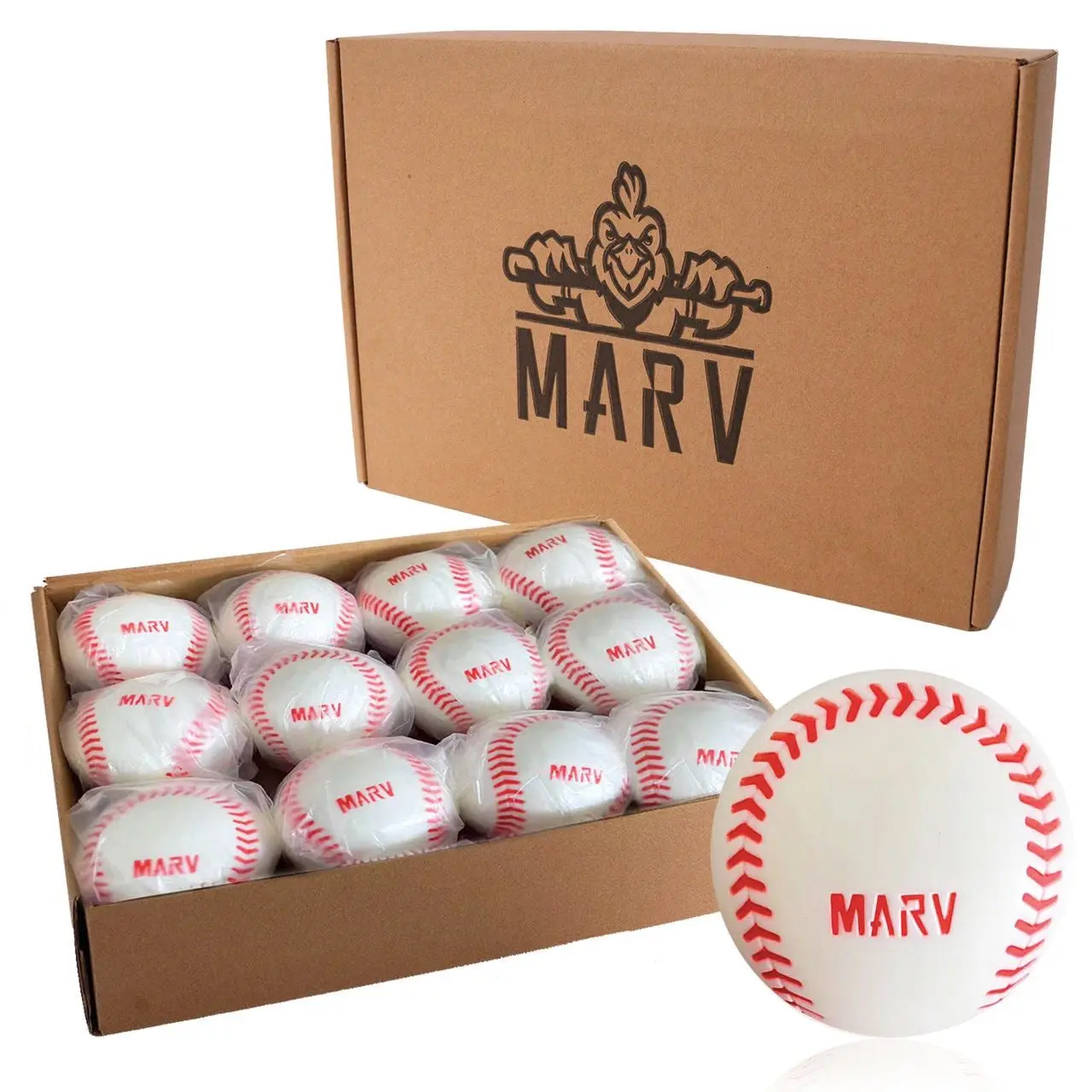 MARV FOAM SUNKEN SEAM® PITCHING MACHINE BALLS