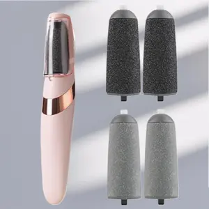 Foot File Kit with Two Replacement Heads, Pedicure Kit, Electric Callus Remover for Heels, Toes, Edges, Full Foot Care, Home Use, Adult Foot Care Products