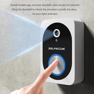 D10 Wireless Video Doorbell Camera – 1080P HD, AI Motion Detection, Color Night Vision, Two-Way Audio, Voice Changer, Cloud/SD Storage, App Alerts, Ultra-Long Battery, Waterproof Outdoor Security Cam for Home Protection