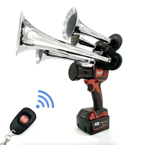 Milwaukee Quad Train Horn by BossHorn - Chrome