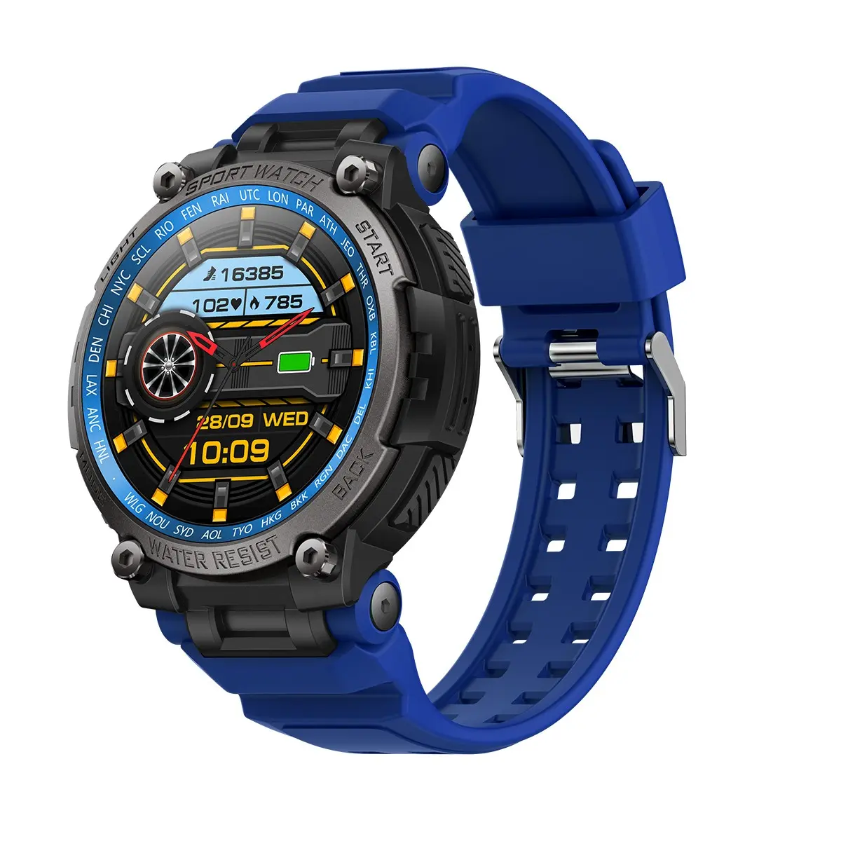 New Multi-Functional Smart Watch, 1.53 Inch Large Screen, 290mah Battery, Ip67 Waterproof, Multiple Sports Modes, Wireless Phone Call, Pedometer, Sleep Tracker, Call Reminder, Remote Camera Control, Sedentary Reminder, Alarm Clock, Social Media Reminder