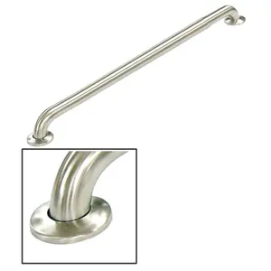 212 MAIN Stainless Steel 18-Inch Concealed Flange ADA Wall Grab Bar