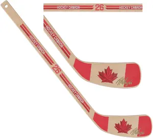 Thomas Harley Dallas Stars Autographed Team Canada 2026 Olympics Mini Wood Stick - Fanatics Authentic Certified