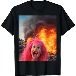 Funny Disgusting Doll face Meme T-Shirt