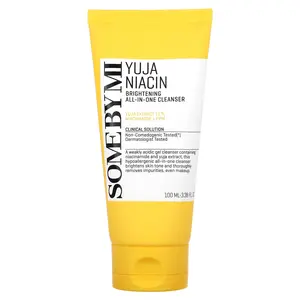 SOME BY MI Yuja Niacin, Brightening All-In-One Cleanser, 3.38 fl oz (100 ml) SOME BY MI Yuja Niacin, Brightening All-In-One Cleanser, 3.38 fl oz (100 ml)