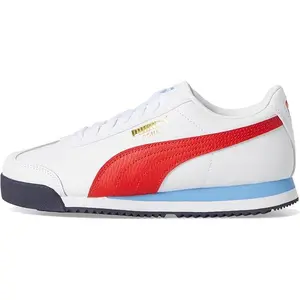 Youth Puma Roma 24 Standard Puma White-For All Time Red (399334 17) (GS)