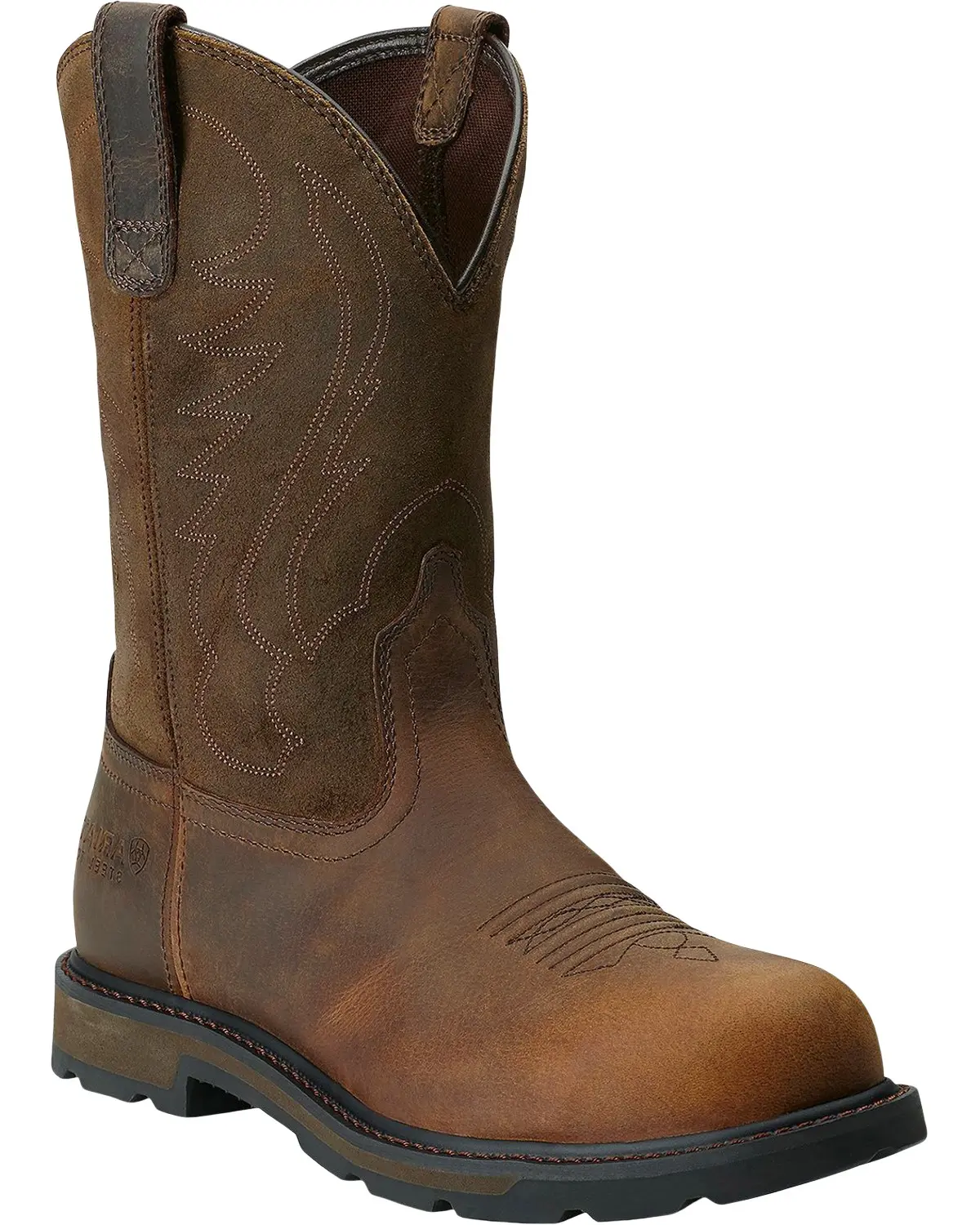 Ariat Men's Men'S Groundbreaker Pull On Work Boot Steel Toe - 10014241