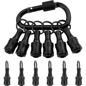 Portable Bit Holder Keychain, 1/4 Inch Hex Shank Screwdriver Bit, Multifunctional Keychain for Home & Office, Hand Tools, Hardware