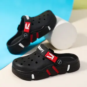 Men's plus-size slip-on minimalist solid color slide sandals, breathable lightweight comfortable clogs, available in black, gray and beige. Suitable for daily wear, casual men's beach shoes for vacation, travel and outdoor activities.