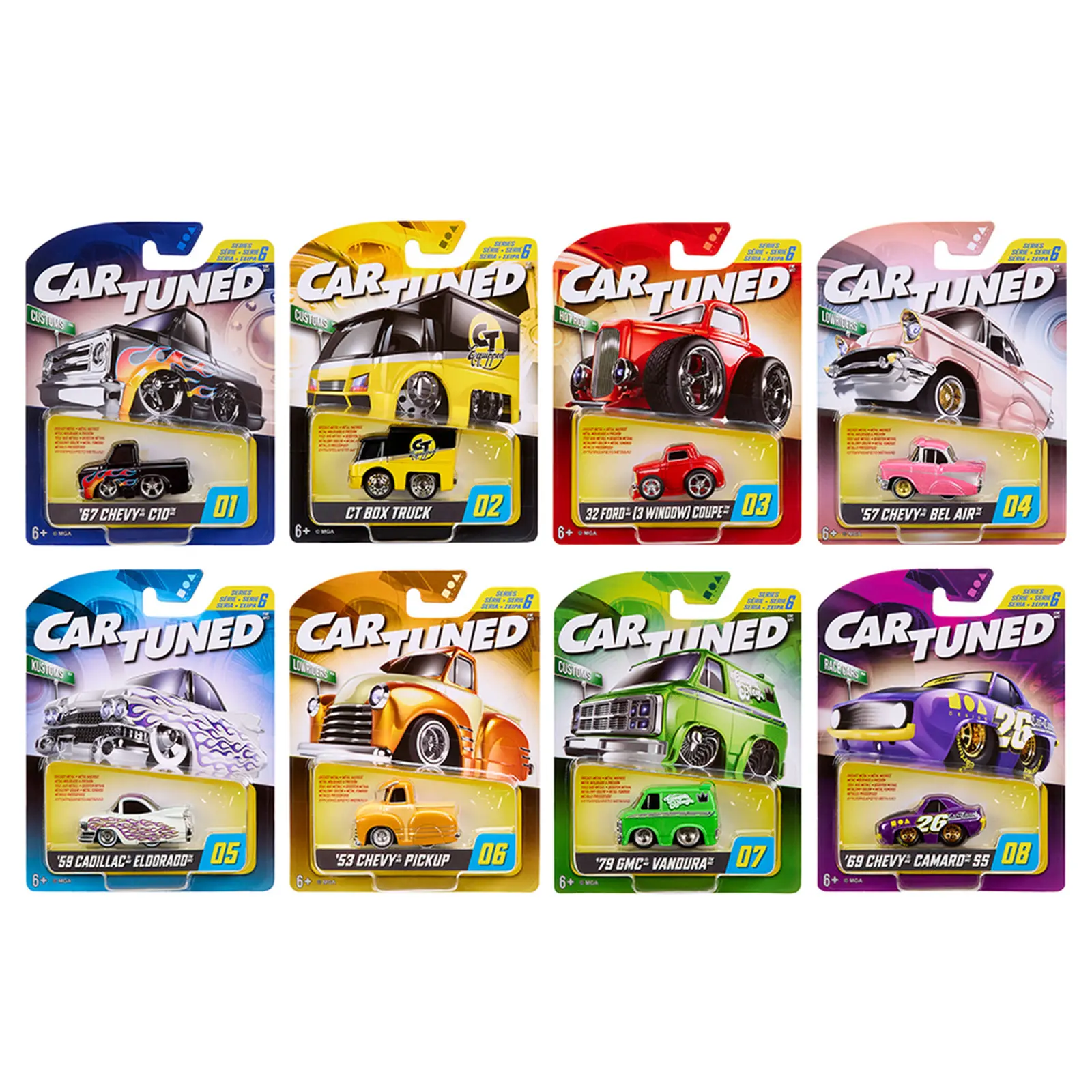 Hobby/Alt 2026 Series 6 Set of 8 Pieces Diecast Model Cars by CarTuned
