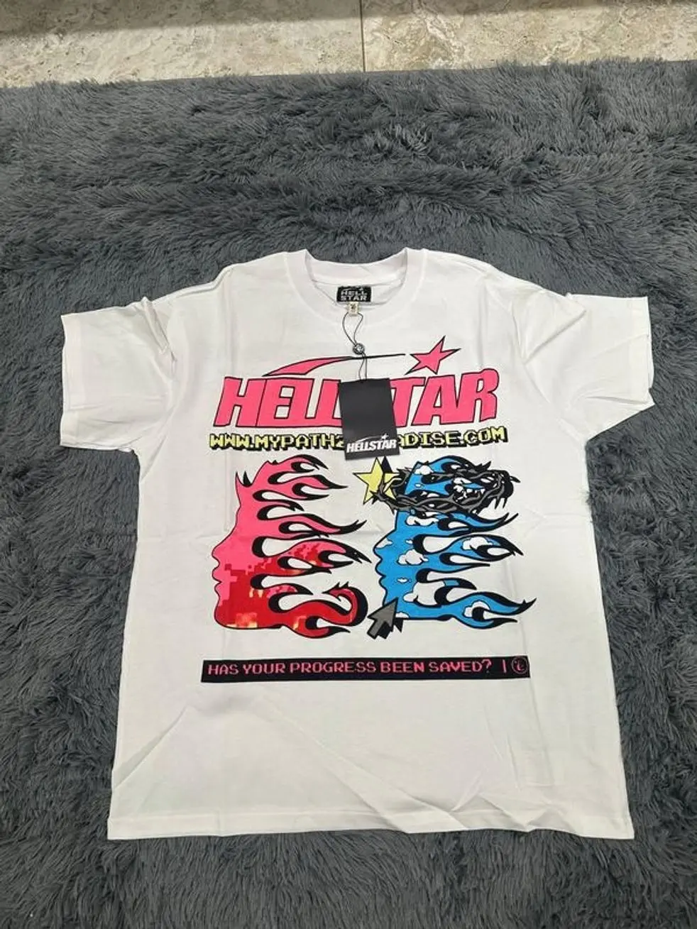 Hell-star Please Select A Path Y2K Aesthetic T Shirt, Harajuku Tee, Goth Punk T-Shirt, Alternative Clothing, Y2k Graphic Shirt, Unisex Shirt, Cotton Shirt, Vintage Shirt, Crewneck Shirt, Streetwear, Oversized T-Shirt NJ5