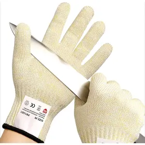 SlicePro Ultra-Durable ANSI A9 Cut Resistant Gloves PR1501, 10X Reinforced Food Grade Cutting Glove, Mandoline Gloves for Kitchen Meat Cutting, Oyster Shucking, Fish Fillet Processing