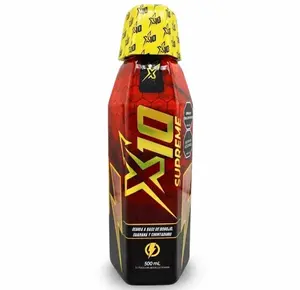 X10 SUPREME-Energy Drink 500 Ml | Borojo, Gurana & Chotaduro | Energy & Focus Boost